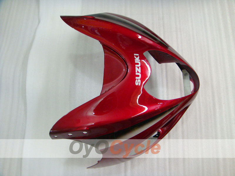 Kit de carénages à injection pour GSXR1300 Hayabusa 99-07 - Rouge, noir - Style d'origine #OYO87902692