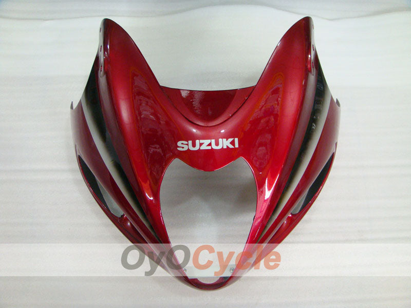 Kit de carénages à injection pour GSXR1300 Hayabusa 99-07 - Rouge, noir - Style d'origine #OYO87902692