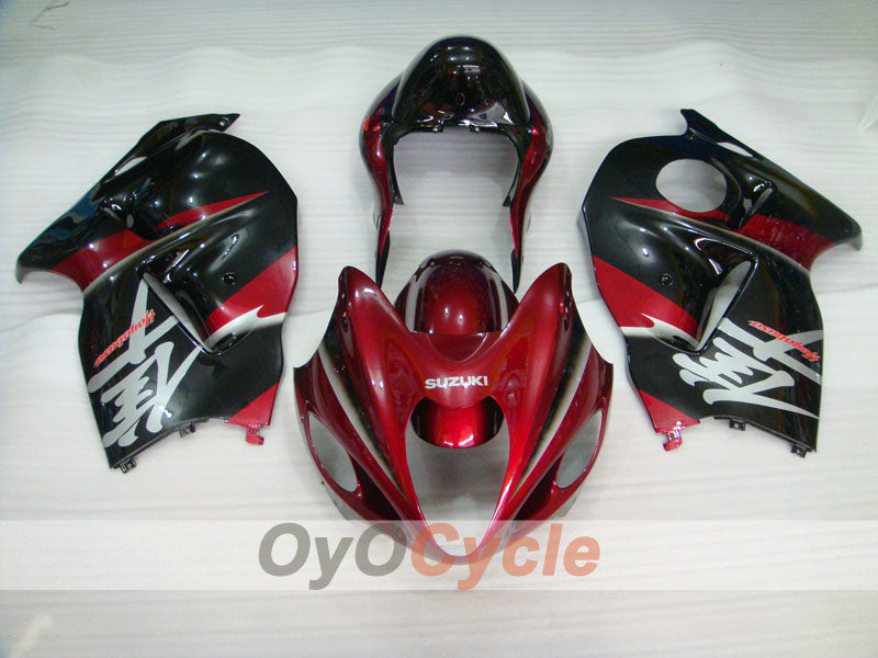 Kit de carénages à injection pour GSXR1300 Hayabusa 99-07 - Rouge, noir - Style d'origine #OYO87902692 Image secondaire du produit