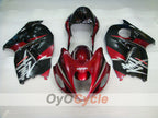 Kit de carénages à injection pour GSXR1300 Hayabusa 99-07 - Rouge, noir - Style d'origine #OYO87902692