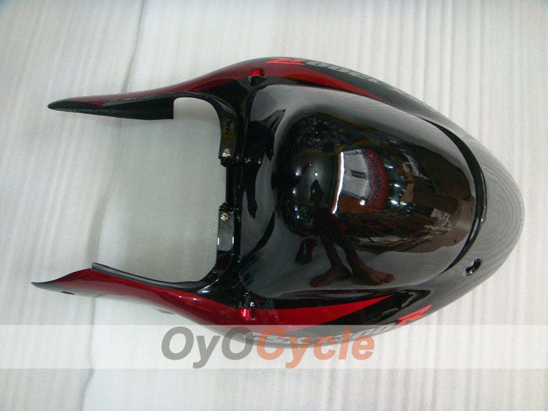 Kit de carénages à injection pour GSXR1300 Hayabusa 99-07 - Rouge, noir - Style d'origine #OYO87902692