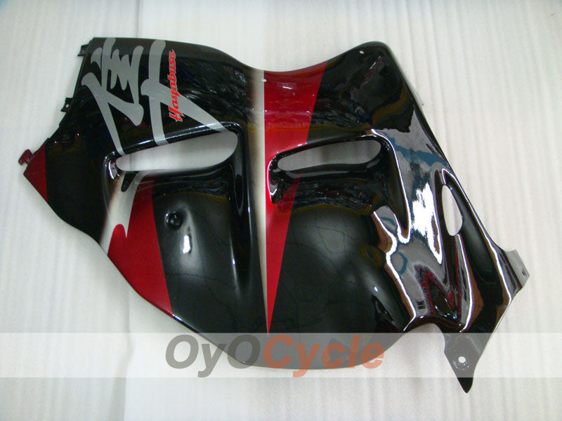 Kit de carénages à injection pour GSXR1300 Hayabusa 99-07 - Rouge, noir - Style d'origine #OYO87902692