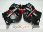 Kit de carénages à injection pour GSXR1300 Hayabusa 99-07 - Rouge, noir - Style d'origine #OYO87902692