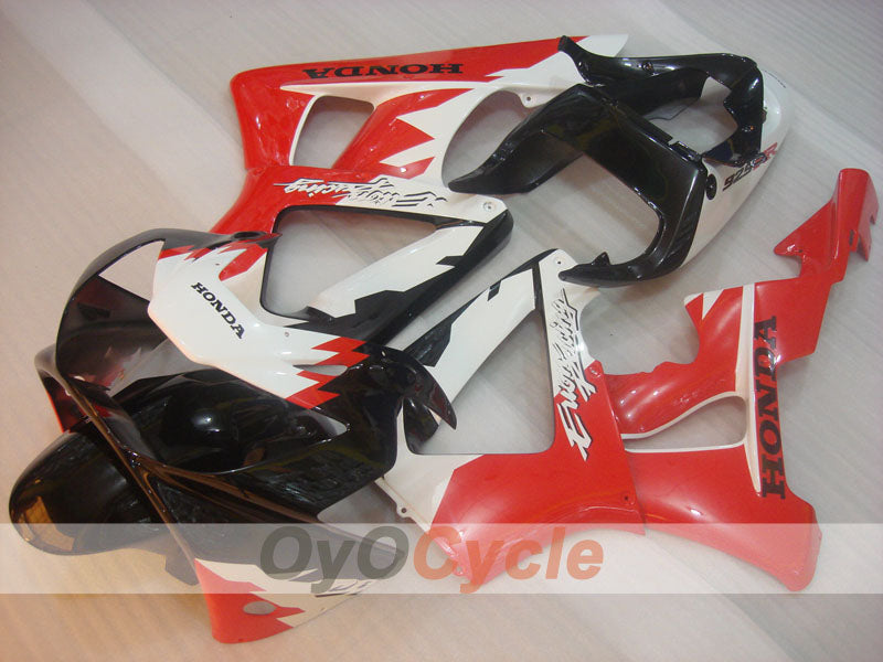 Kit de carénage injecté pour CBR900RR 929 de 00-01 - Rouge, noir - Erion Racing #OYO87902697