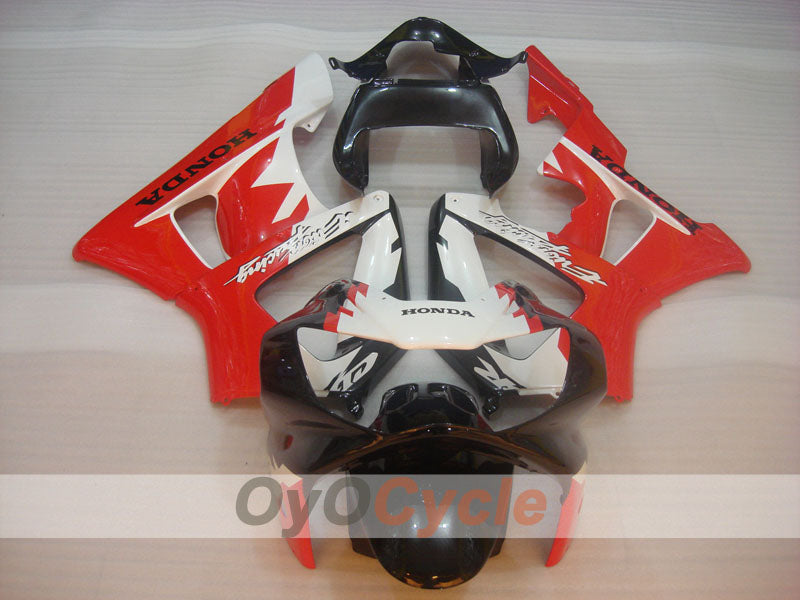 Kit de carénage injecté pour CBR900RR 929 de 00-01 - Rouge, noir - Erion Racing #OYO87902697