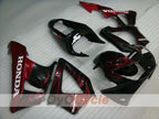Kit de carénage injecté pour CBR900RR 929 de 00-01 - Rouge, noir - Flamme #OYO87902701