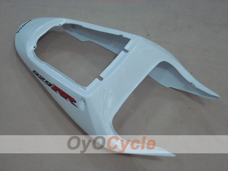 Kit de carénages moulés par injection pour CBR900RR 929 de 00-01 - Blanc, noir - Style d'origine #OYO87902711