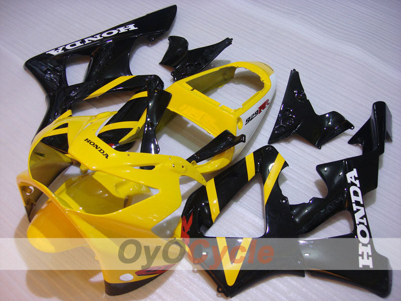 Kit de carénages moulés par injection pour CBR900RR 929 de 00-01 - Jaune, noir - Style d'origine #OYO87902712