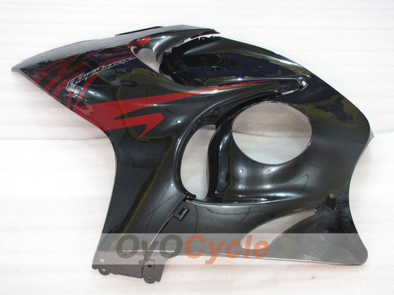 Kit de carénage à injection pour GSXR1300 Hayabusa 08-20 - Rouge, Noir - Flamme #OYO87904713