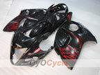 Kit de carénage à injection pour GSXR1300 Hayabusa 08-20 - Rouge, Noir - Flamme #OYO87904713