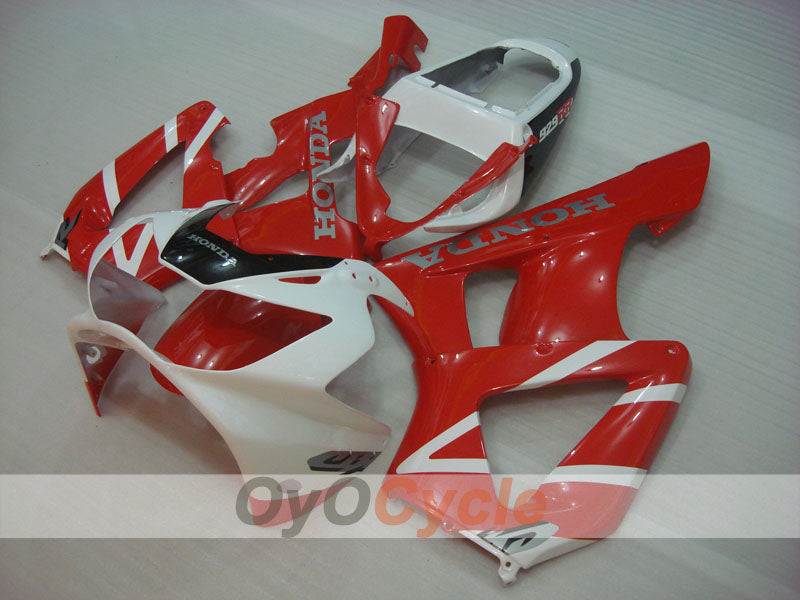 Kit de carénages moulés par injection pour CBR900RR 929 de 00-01 - Rouge, blanc - Style d'origine #OYO87902715 Image principale du produit