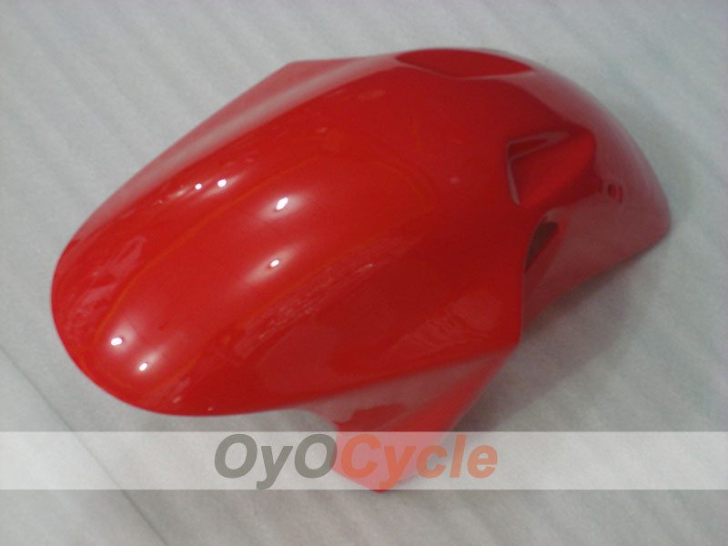 Kit de carénages moulés par injection pour CBR900RR 929 de 00-01 - Rouge, blanc - Style d'origine #OYO87902715