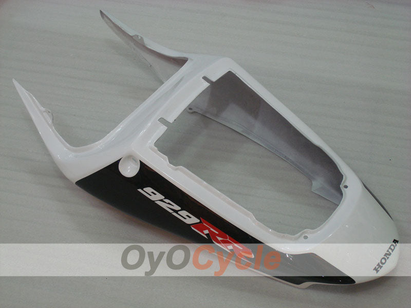 Kit de carénages moulés par injection pour CBR900RR 929 de 00-01 - Rouge, blanc - Style d'origine #OYO87902715