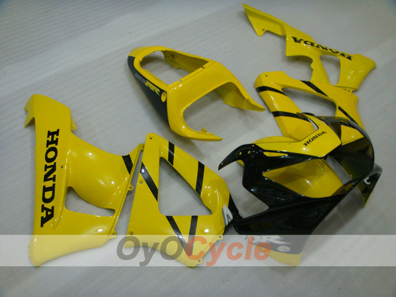 Kit de carénages moulés par injection pour CBR900RR 929 de 00-01 - Jaune, noir - Style d'origine #OYO87902716 Image principale du produit