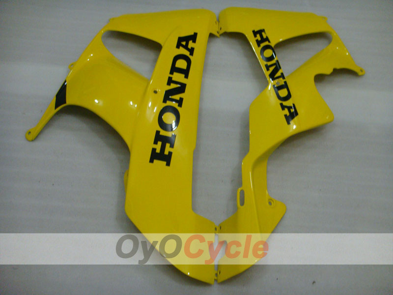 Kit de carénages moulés par injection pour CBR900RR 929 de 00-01 - Jaune, noir - Style d'origine #OYO87902716