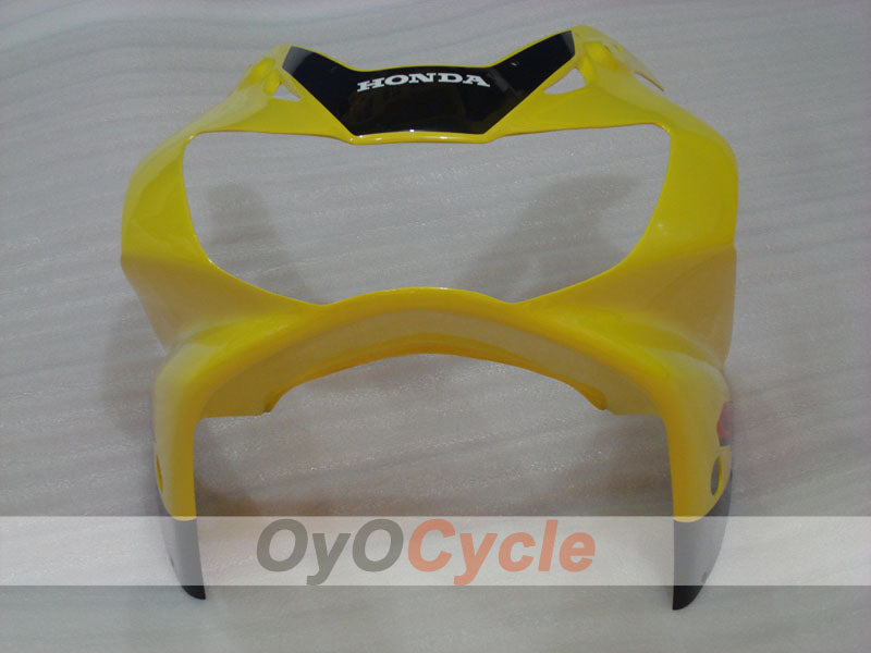 Kit de carénages moulés par injection pour CBR900RR 929 de 00-01 - Jaune, noir - Style d'origine #OYO87902717