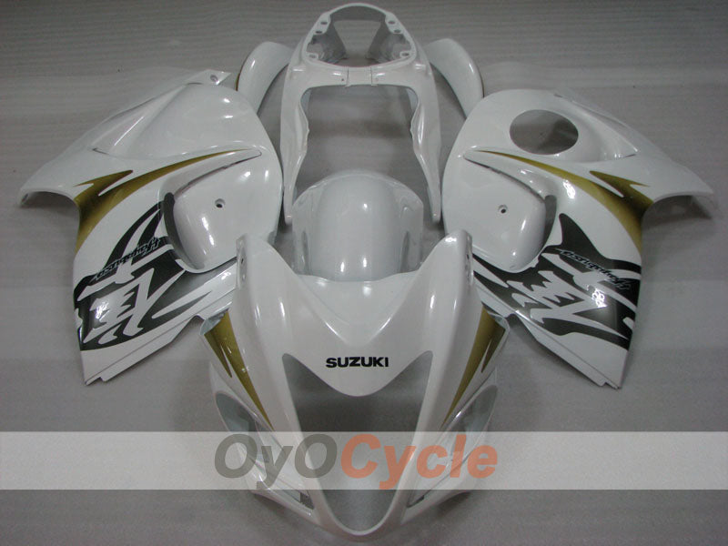 Kit de carénages à injection pour GSXR1300 Hayabusa 08-20 - Blanc - Style d'origine #OYO87904718