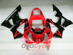 Kit de carénages moulés par injection pour CBR900RR 929 de 00-01 - Rouge, noir - Style d'origine #OYO87902720