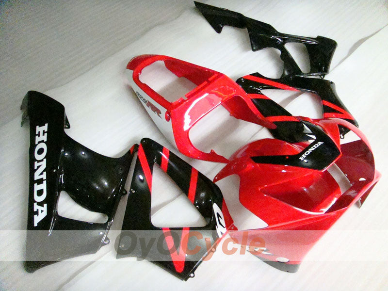 Kit de carénages moulés par injection pour CBR900RR 929 de 00-01 - Rouge, noir - Style d'origine #OYO87902720