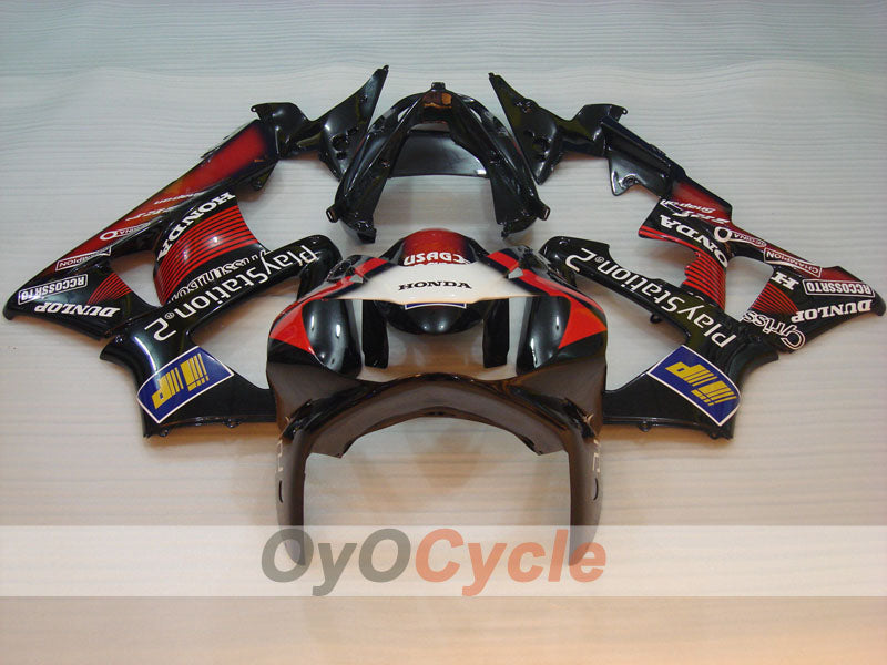 Kit de carénage à injection pour CBR900RR 929 00-01 - Rouge, Noir - DUNLOP, PlayStation #OYO87902723