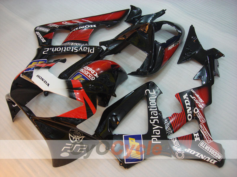 Kit de carénage à injection pour CBR900RR 929 00-01 - Rouge, Noir - DUNLOP, PlayStation #OYO87902723