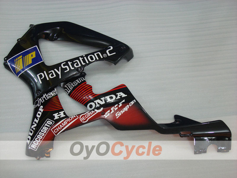 Kit de carénage à injection pour CBR900RR 929 00-01 - Rouge, Noir - DUNLOP, PlayStation #OYO87902723