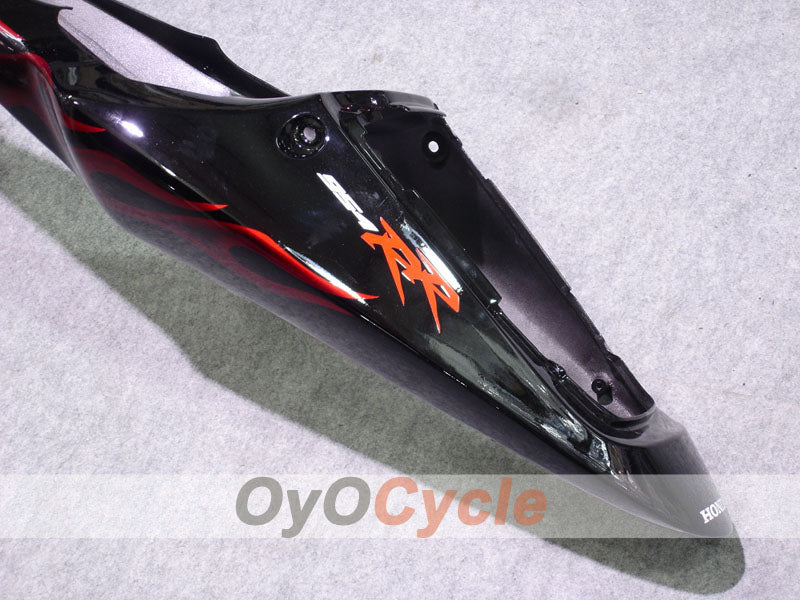 Kit de carénage à injection pour CBR900RR 954 02-03 - Rouge, Noir - Flamme #OYO87902730