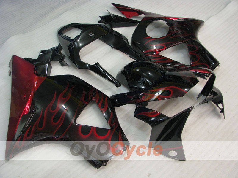 Kit de carénage à injection pour CBR900RR 954 02-03 - Rouge, Noir - Flamme #OYO87902731