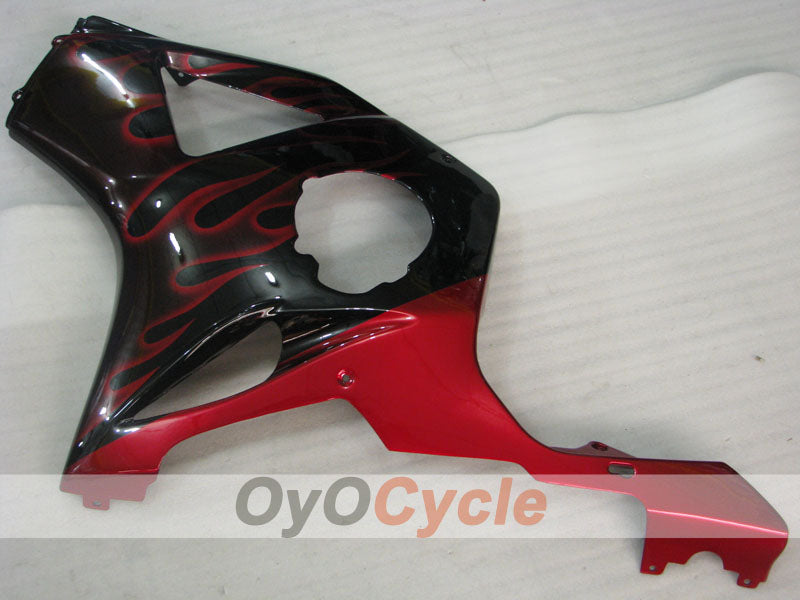 Kit de carénage à injection pour CBR900RR 954 02-03 - Rouge, Noir - Flamme #OYO87902731