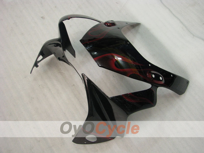 Kit de carénage à injection pour CBR900RR 954 02-03 - Rouge, Noir - Flamme #OYO87902731