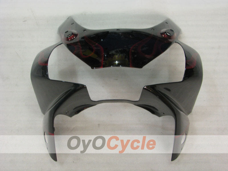 Kit de carénage à injection pour CBR900RR 954 02-03 - Rouge, Noir - Flamme #OYO87902731