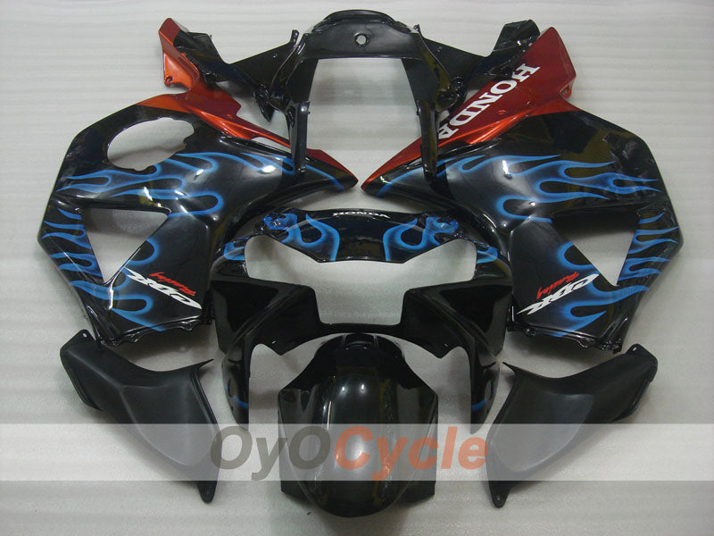 Kit de carénage à injection pour CBR900RR 954 02-03 - Bleu, Noir - Flamme #OYO87902732