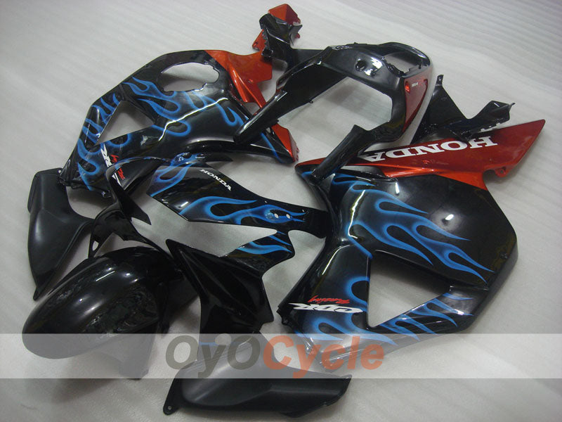Kit de carénage à injection pour CBR900RR 954 02-03 - Bleu, Noir - Flamme #OYO87902732