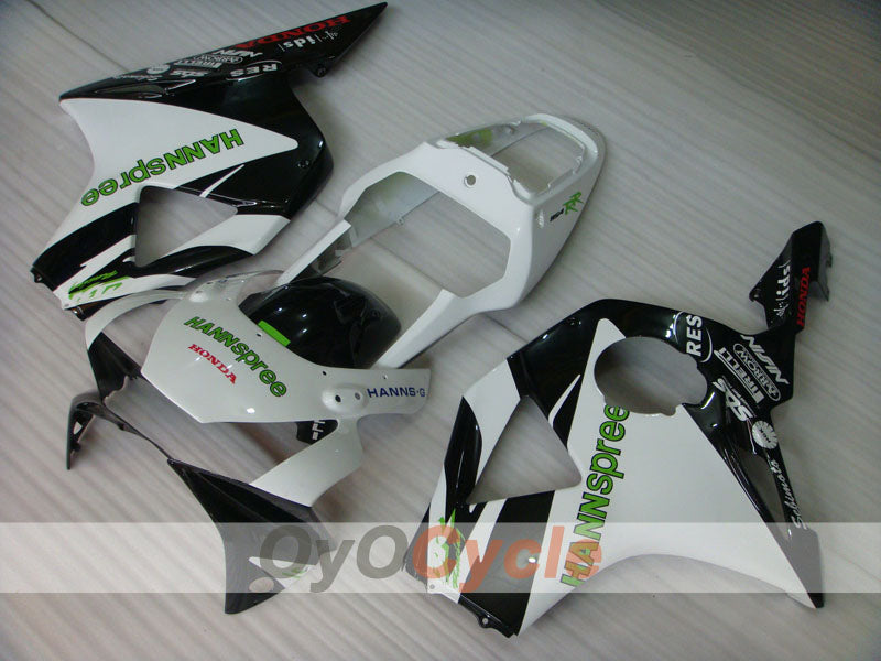 Kit de carénage à injection pour CBR900RR 954 02-03 - Blanc, Noir - HANN Spree #OYO87902733