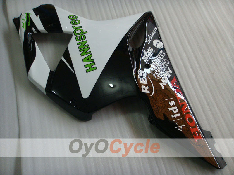 Kit de carénage à injection pour CBR900RR 954 02-03 - Blanc, Noir - HANN Spree #OYO87902733