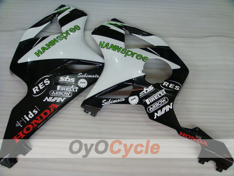 Kit de carénage à injection pour CBR900RR 954 02-03 - Blanc, Noir - HANN Spree #OYO87902733