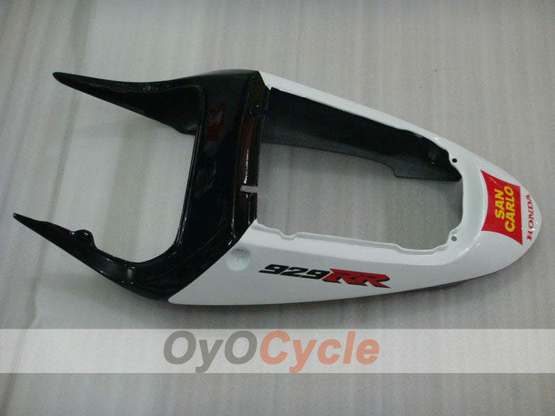 Kit de carénage à injection pour CBR900RR 929 00-01 - Rouge, Blanc - San Carlo #OYO87902739