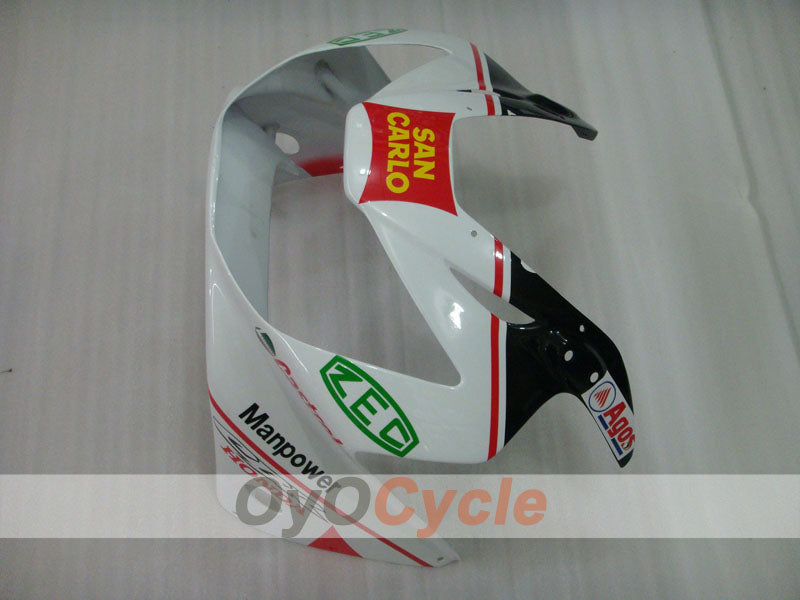 Kit de carénage à injection pour CBR900RR 929 00-01 - Rouge, Blanc - San Carlo #OYO87902739