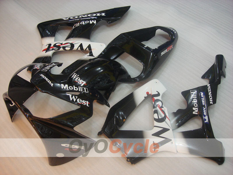Kit de carénage à injection pour CBR900RR 929 00-01 - Blanc, Noir - West #OYO87902740 Image secondaire du produit