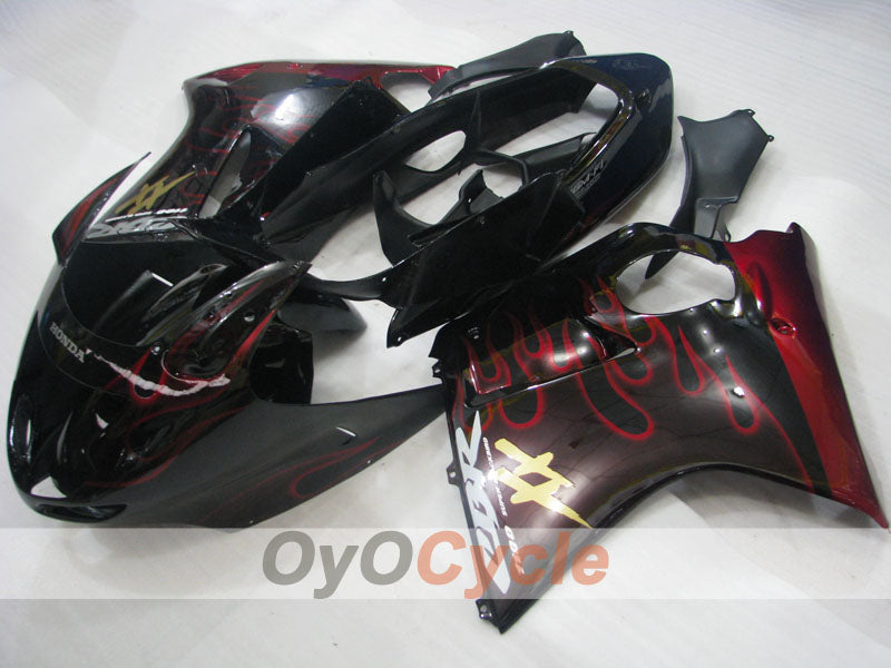 Kit de carénage à injection pour CBR1100XX 96-07 - Rouge, Noir - Flamme #OYO87902796 Image secondaire du produit