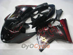 Kit de carénage à injection pour CBR1100XX 96-07 - Rouge, Noir - Flamme #OYO87902796