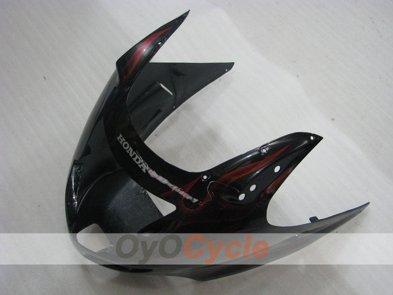 Kit de carénage à injection pour CBR1100XX 96-07 - Rouge, Noir - Flamme #OYO87902796