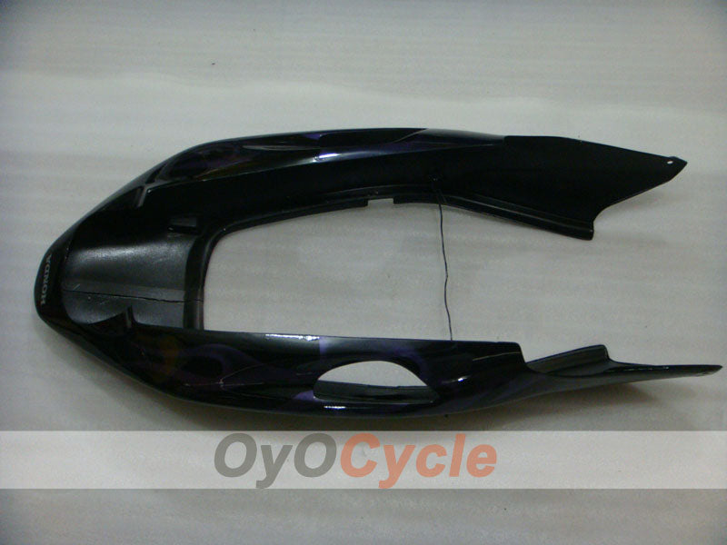 Kit de carénage à injection pour CBR1100XX 96-07 - Bleu, Noir - Flamme #OYO87902797