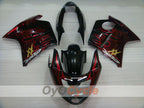 Kit de carénage à injection pour CBR1100XX 96-07 - Rouge, Noir - Flamme #OYO87902798