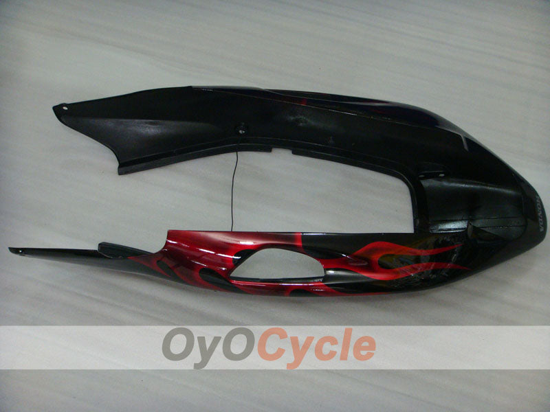 Kit de carénage à injection pour CBR1100XX 96-07 - Rouge, Noir - Flamme #OYO87902798