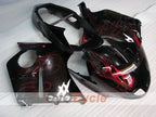 Kit de carénage à injection pour CBR1100XX 96-07 - Rouge, Noir - Flamme #OYO87902800