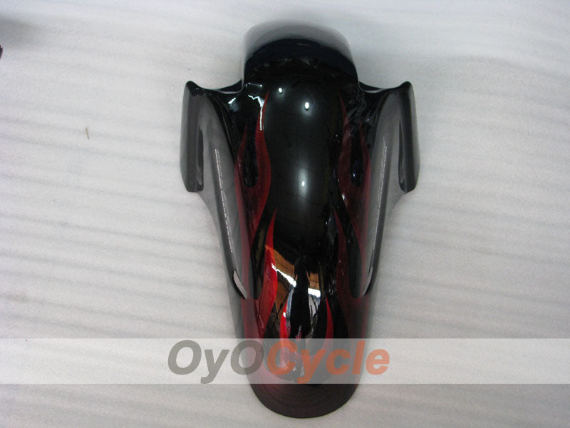 Kit de carénage à injection pour CBR1100XX 96-07 - Rouge, Noir - Flamme #OYO87902800