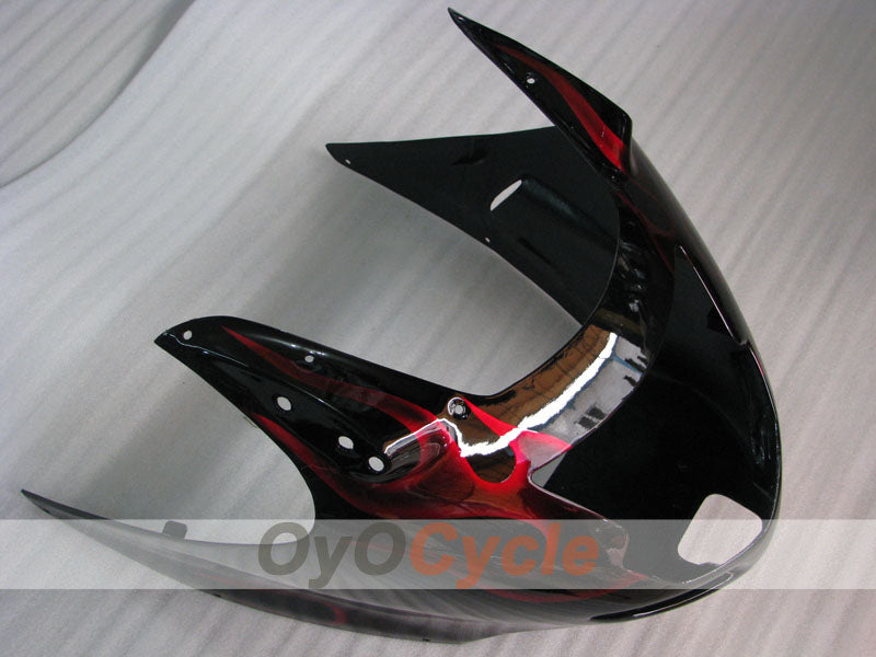 Kit de carénage à injection pour CBR1100XX 96-07 - Rouge, Noir - Flamme #OYO87902800