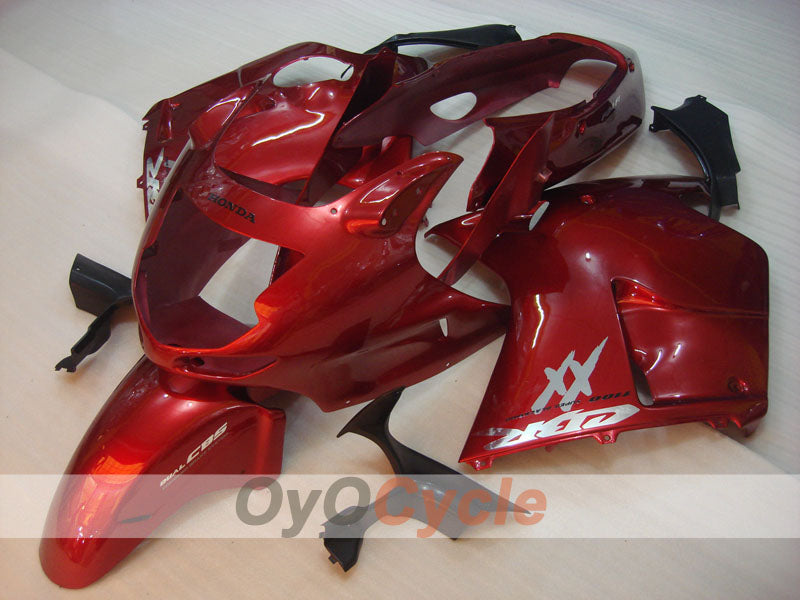Kit de carénage à injection pour CBR1100XX 96-07 - Rouge - Style usine #OYO87902804