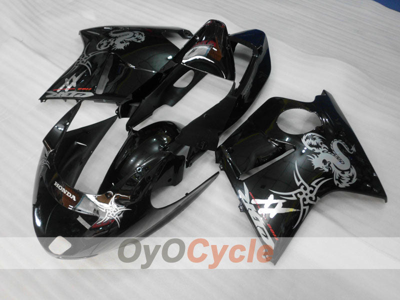Kit de carénages à injection pour CBR1100XX 96-07 - Noir - Style d'origine #OYO87902806